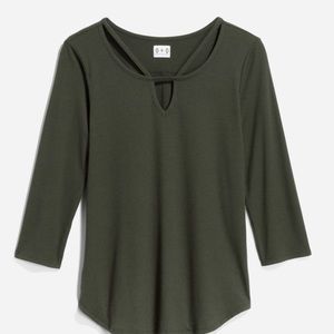 Olive+Oak Strappy Neckline Top.